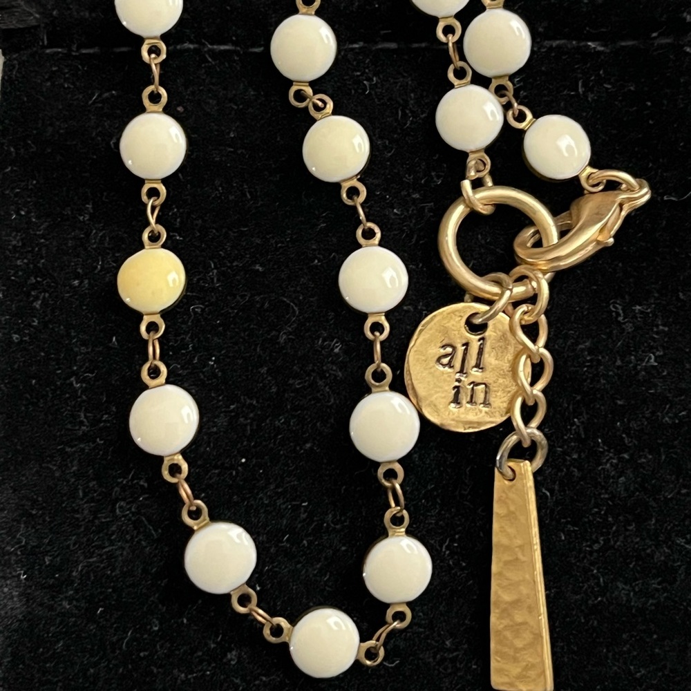 All in Clemson Tiger necklace